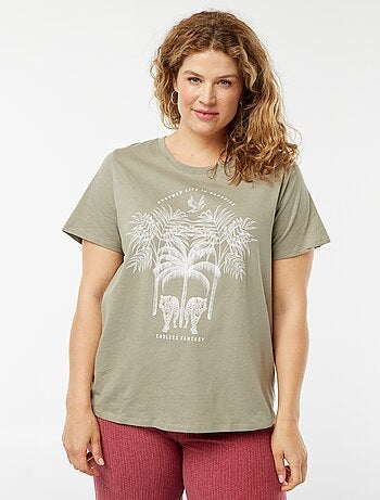 T-shirt a maniche corte con stampa