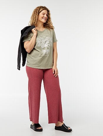T-shirt a maniche corte con stampa