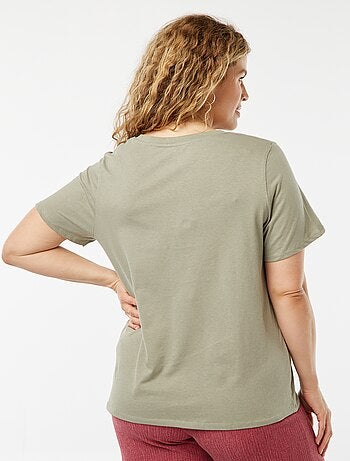 T-shirt a maniche corte con stampa