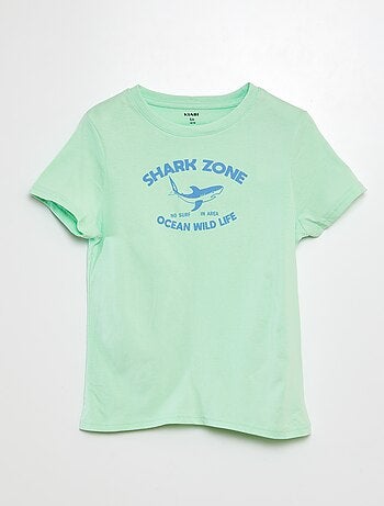 T-shirt a maniche corte con stampa