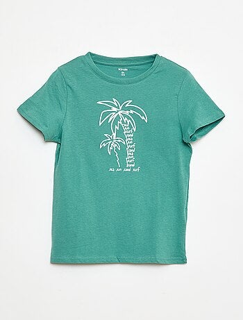 T-shirt a maniche corte con stampa