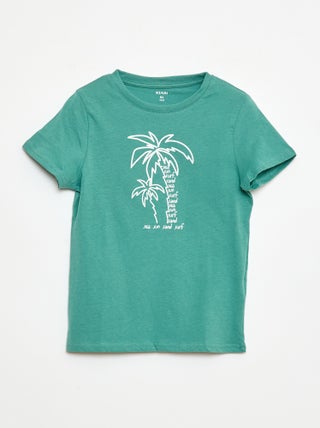 T-shirt a maniche corte con stampa