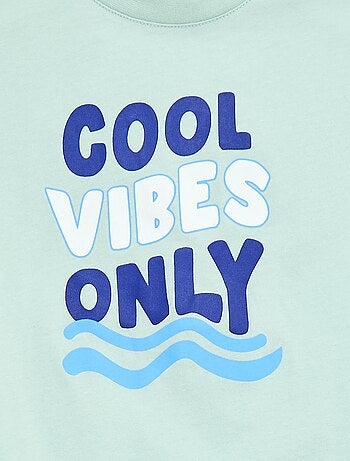 T-shirt a maniche corte con stampa