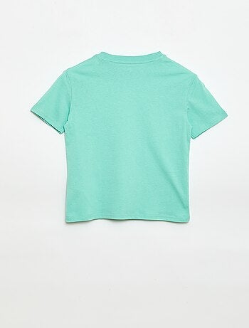 T-shirt a maniche corte con stampa