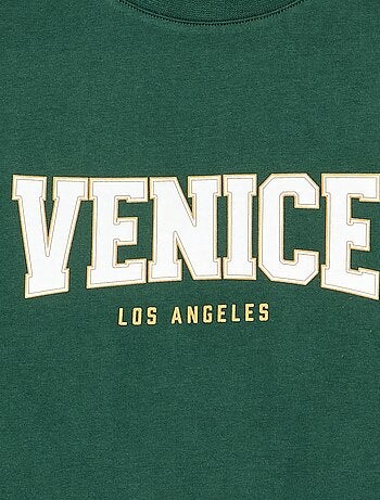 T-shirt a maniche corte con stampa