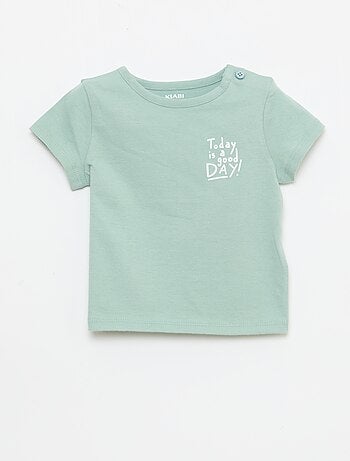 T-shirt a maniche corte con stampa