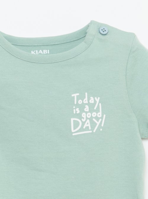 T-shirt a maniche corte con stampa - Kiabi