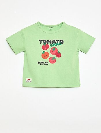 T-shirt a maniche corte con stampa