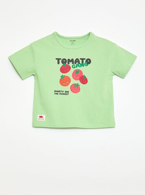 T-shirt a maniche corte con stampa - Kiabi