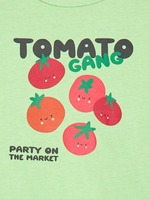 T-shirt a maniche corte con stampa - Kiabi