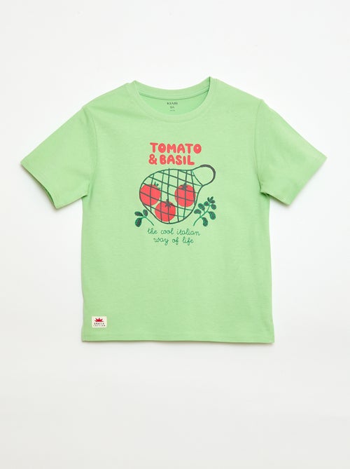 T-shirt a maniche corte con stampa - Kiabi