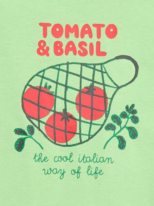 T-shirt a maniche corte con stampa - Kiabi