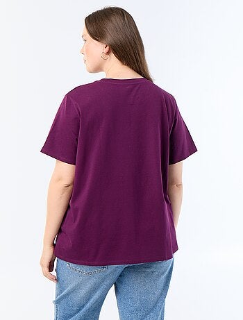 T-shirt a maniche corte con stampa