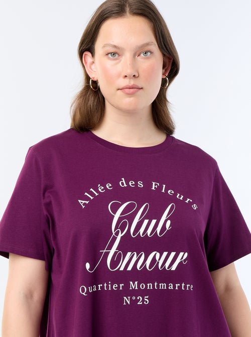 T-shirt a maniche corte con stampa - Kiabi T-shirt a maniche corte con stampa - Kiabi