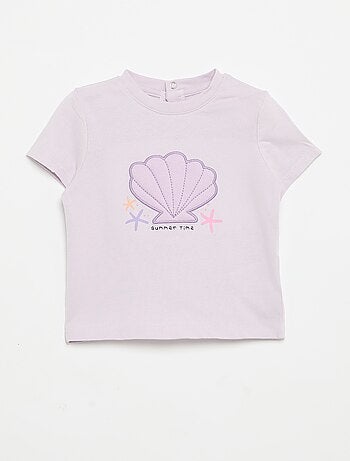 T-shirt a maniche corte con stampa