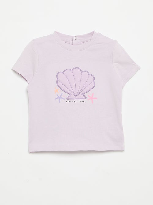 T-shirt a maniche corte con stampa - Kiabi