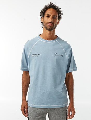 T-shirt a maniche corte con taglio oversize