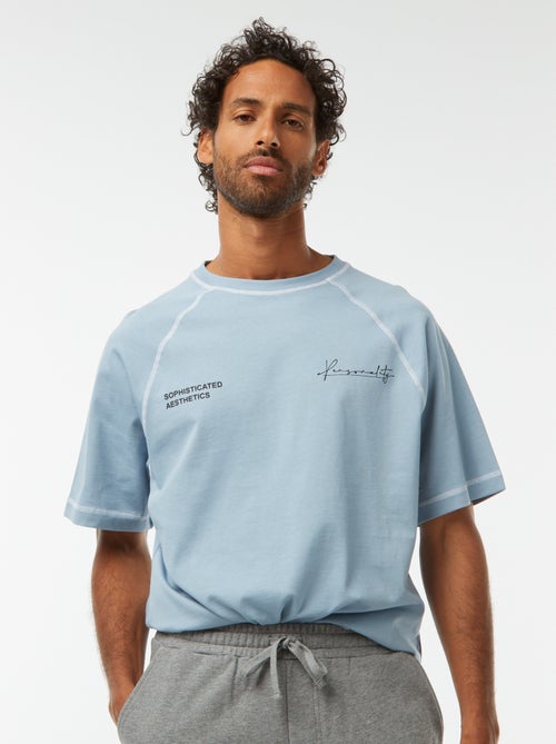 T-shirt a maniche corte con taglio oversize - Kiabi