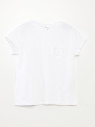 T-shirt a maniche corte con tasca sul petto