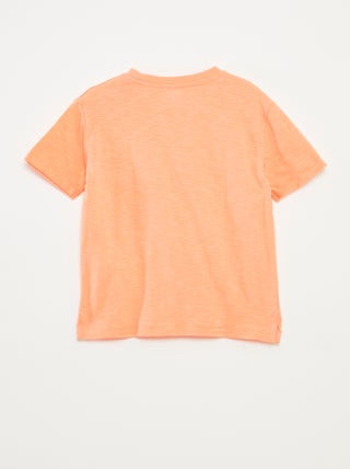 Van Deer Kids Logo Shirt Khaki Magliette Bambini