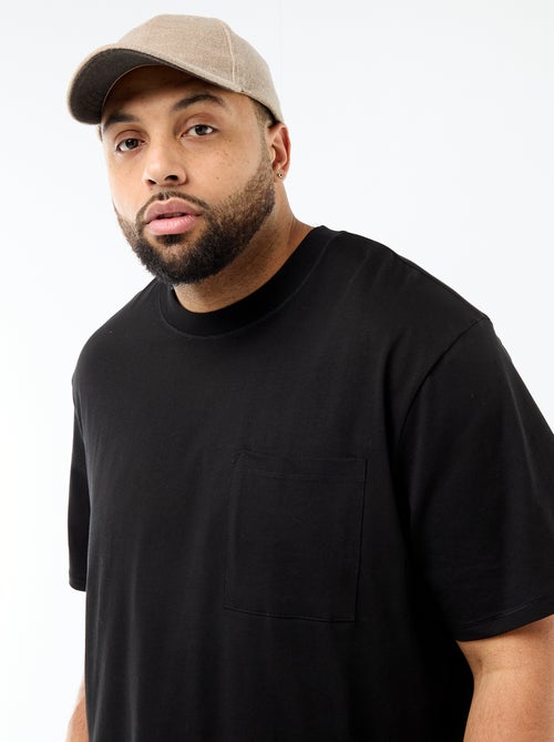 T-shirt a maniche corte con taschino sul petto - Kiabi