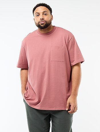 T-shirt a maniche corte con taschino sul petto