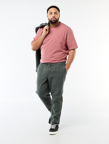 T-shirt a maniche corte con taschino sul petto