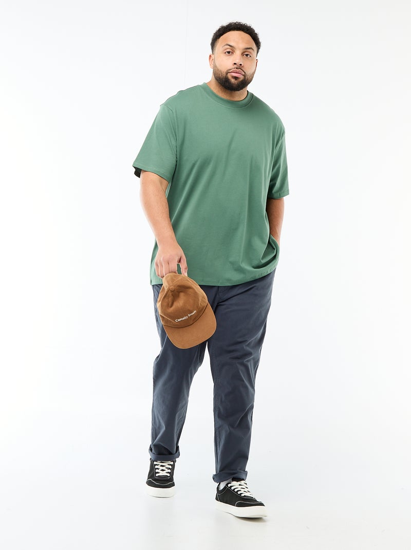 T-shirt a maniche corte con taschino sul petto Verde - Kiabi