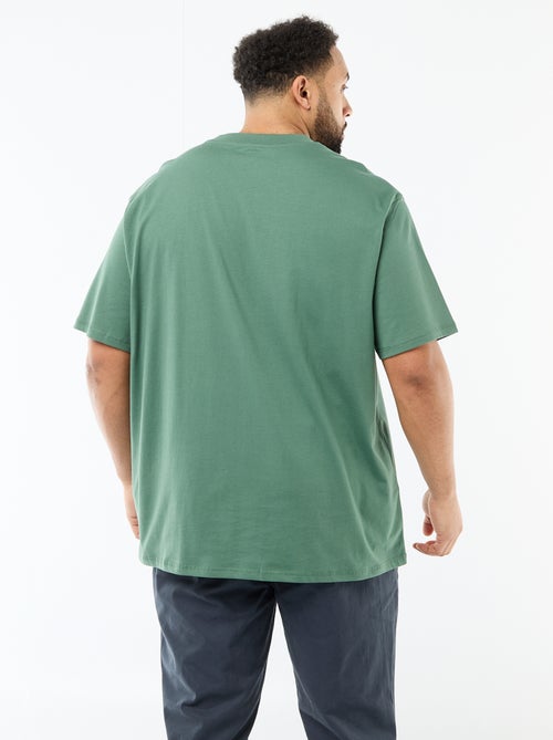 T-shirt a maniche corte con taschino sul petto - Kiabi