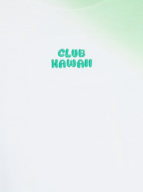 T-shirt a maniche corte con tie and dye - Kiabi