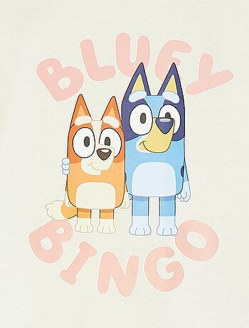 T-shirt a maniche corte con volant 'Bluey'