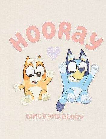 T-shirt a maniche corte con volant 'Bluey'