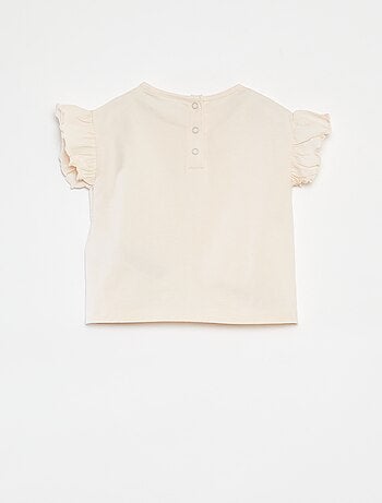 T-shirt a maniche corte con volant 'Bluey'
