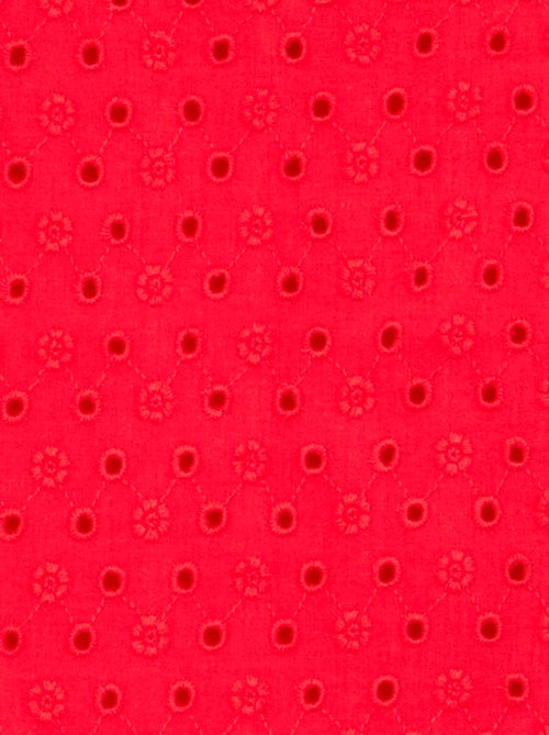 T-shirt a maniche corte con volant e ricami sangallo - Kiabi