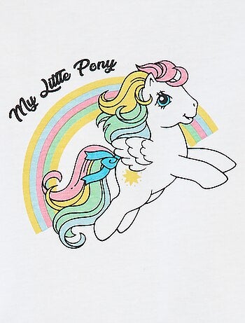 T-shirt a maniche corte con volant 'My Little Pony'