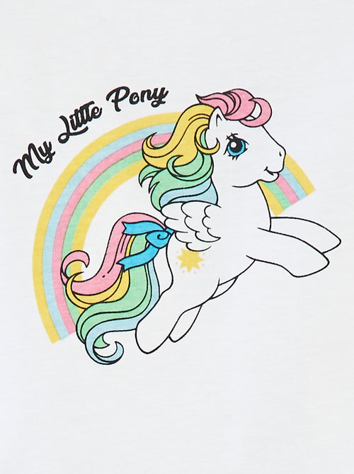 T-shirt a maniche corte con volant 'My Little Pony' - Kiabi
