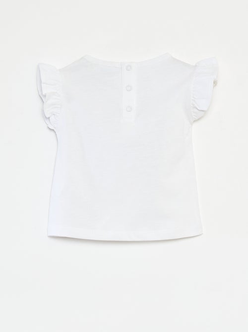 T-shirt a maniche corte con volant 'My Little Pony' - Kiabi