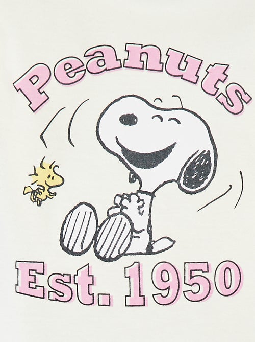 T-shirt a maniche corte con volant 'Snoopy' - Kiabi