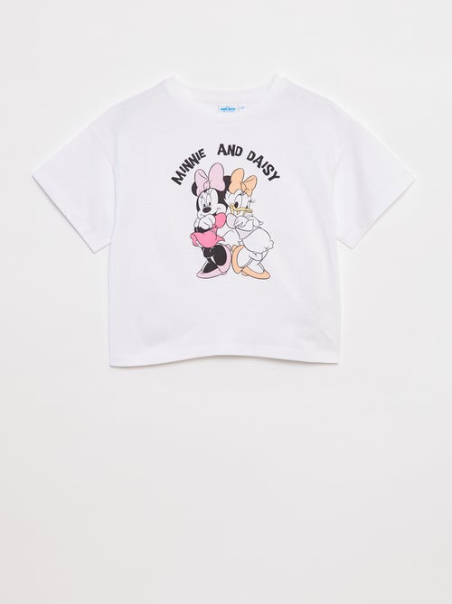 T-shirt a maniche corte cropped 'Minnie' 'Disney' - Kiabi