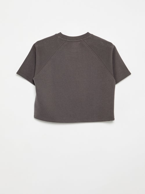 T-shirt a maniche corte dalla vestibilità ampia - Kiabi