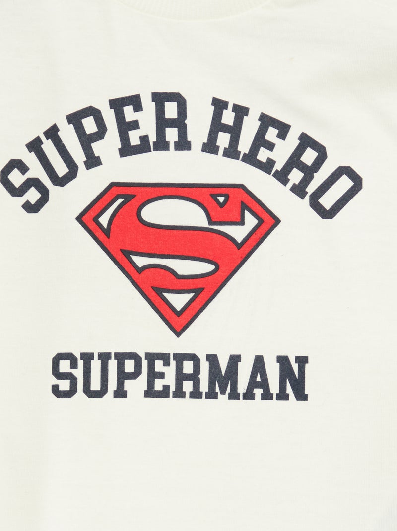 T-shirt a maniche corte 'DC Comics' BIANCO - Kiabi