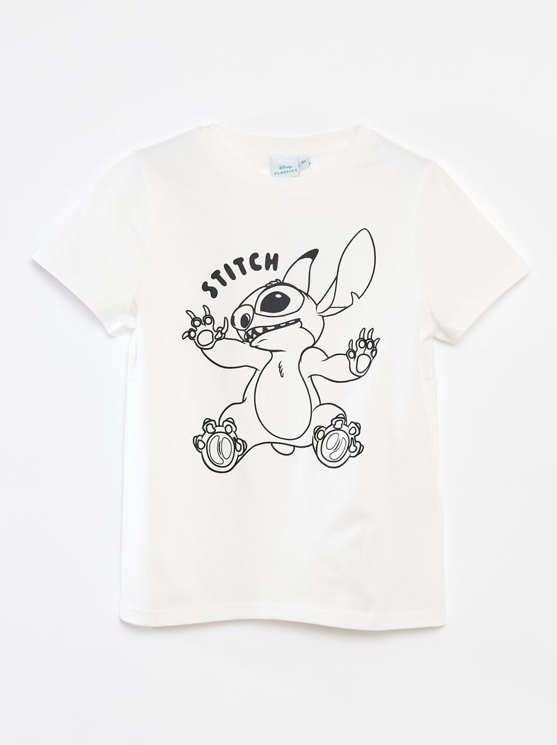 T-shirt a maniche corte 'Disney' Bianco - Kiabi