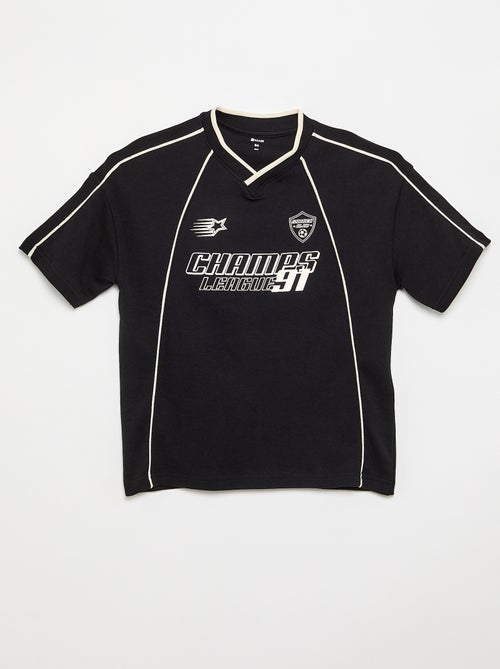 T-shirt a maniche corte e scollo a V - Kiabi T-shirt a maniche corte e scollo a V - Kiabi