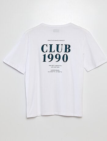 T-shirt a maniche corte e scollo tondo con stampa 'Produkt'
