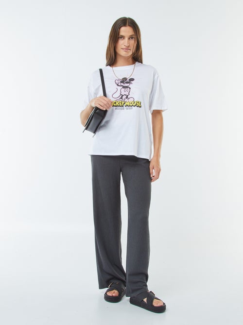 T-shirt a maniche corte e scollo tondo 'Disney' - Kiabi