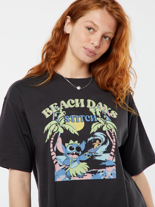T-shirt a maniche corte e scollo tondo 'Disney' - Kiabi
