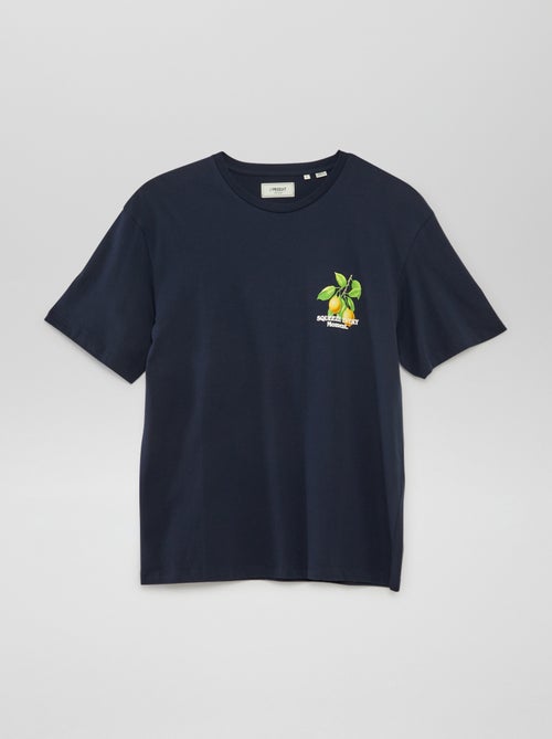 T-shirt a maniche corte e scollo tondo 'Produkt' - Kiabi