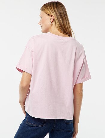 T-shirt a maniche corte e scollo tondo 'Topolino' 'Disney'