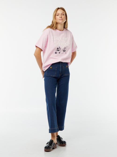 T-shirt a maniche corte e scollo tondo 'Topolino' 'Disney' - Kiabi