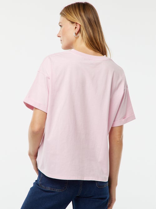 T-shirt a maniche corte e scollo tondo 'Topolino' 'Disney' - Kiabi